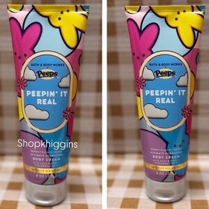 NEW B&BW x Peeps Marshmallow Body Creams 8 oz each